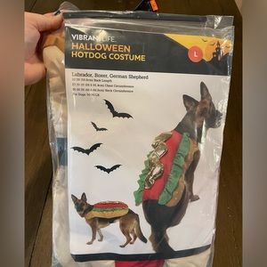 Vibrant Life Hot Dog Pet Halloween Costume NWT